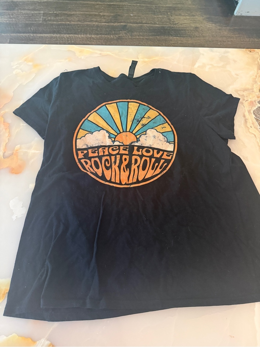 Peace Love and Rock n Roll T Shirt
